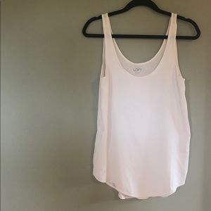 White dress tank top